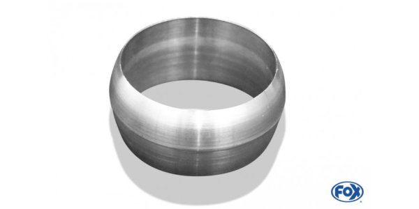 FOX stainless steel cone connection ring diameter inside 63mm - width: 35mm