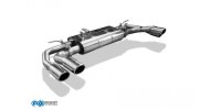 FOX final silencer with 2 exhaust flaps - 2x88x74 Typ 32...