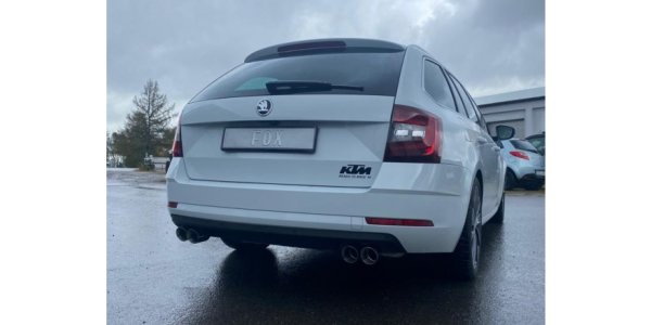 FOX Endschalldämpfer rechts/links - 2x76 Typ 25 rechts/links - Skoda Octavia 5E 2,0L 140kW