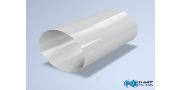 FOX damper jacket completion 754 (278x192mm) - length: 400 mm stainless steel - 3D-sheet