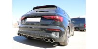 FOX Final Silencer exit 2x115x85 Typ 32 - Audi A3 8Y Sportback with S3 bumper