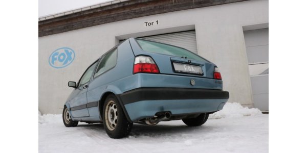 FOX final silencer - 1x60 Typ 10 - VW Golf II 19E