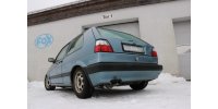 FOX Endschalldämpfer - 1x60 Typ 10 - VW Golf II 19E