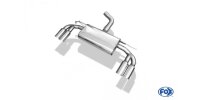 FOX Final Silencer across exit 2x80 Typ 25 - Audi A3 8V 3-Door