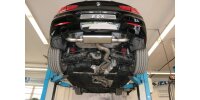 FOX Final Silencer across exit 1x100 Typ 25 black enamelled - BMW F20/F21 118i with OPF