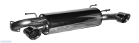Bastuck rear silencer with single tailpipe cut 30°...