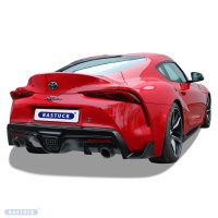 Bastuck Rear silencer with simple tailpipe carbon 1x...