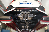 Bastuck Rear silencer with 3 x Ø 100 mm central tail pipes, RACE Look - 17+ Honda Civic FK7/FK8 Type-R
