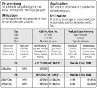 Bastuck Flanschdichtung - 17+ Honda Civic FK7/FK8 Type-R