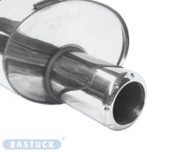 Bastuck Rear silencer with single tailpipe 1 x Ø...