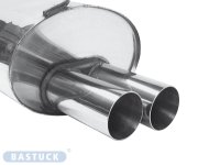 Bastuck Rear silencer with double tailpipes 2 x Ø...