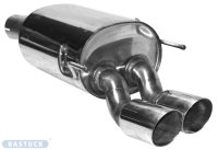 Bastuck Rear silencer with double tailpipes 2 x Ø...