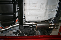 Bastuck Rear silencer with double tailpipes 2 x Ø 76 mm, cut 20° - Honda S2000