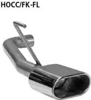 Bastuck Tailpipe single outlet Flat 135 x 75 mm LH -...