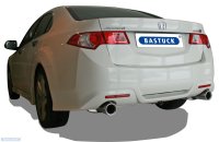 Bastuck Rear silencer with single tailpipe LH 1 x Ø 100 mm - 08+ Honda Accord CU1/CU2 (w/o Estate)