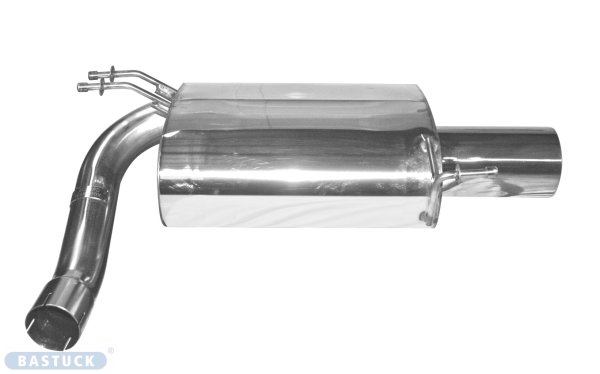 Bastuck Rear silencer with single tailpipe RH 1 x Ø 100 mm - 08+ Honda Accord CU1/CU2 (w/o Estate)