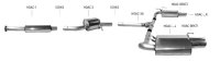 Bastuck Endschalldämpfer mit Einfach-Endrohr LH 1 x Ø 100 mm - 03-07 Honda Accord CL9/CN1