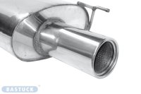 Bastuck Rear silencer with single tailpipes LH 1 x...