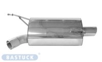 Bastuck Rear silencer with single tailpipe oval 120 x 80...