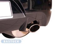 Bastuck Rear silencer with single tailpipe oval 120 x 80 mm - Mitsubishi Lancer EVO IX