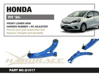 Hardrace Front Lower Control Arm (Harden Rubber) incl. Roll-Center-Adjuster - 20+ Honda Jazz / Fit