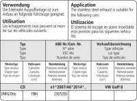 Bastuck Endschalldämpfer LH+RH mit Doppel-Endrohr 2x Ø 100 mm (im RACE Look), für Serienabgasklappe - 20+ VW Golf 8 R