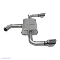 Bastuck Rear silencer with single tailpipe LH + RH 1 x...