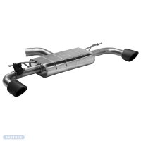 Bastuck Rear silencer with single tailpipe LH + RH 1 x...