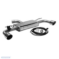 Bastuck Rear silencer with single tailpipe LH + RH 1 x...