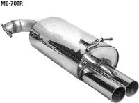 Bastuck Rear silencer RH with double tailpipes 2 x Ø 70 mm - Mazda 6