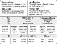 Bastuck Vorschalldämpfer - 03+ Ford C-Max / 04+ Ford Focus 2 (CC) / Mazda 3 BK/BL (ohne Kombi) 1.4/1.6 / Volvo S40 / V50 4-Zylinder Benziner + Diesel ohne Rußpartikelfilter