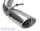 Bastuck Single tailpipe oval 110 x 70 mm - Mazda 3 BK (w/o Estate) 1.4/1.6/2.0 Petrol + Diesel