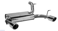 Bastuck Rear silencer transverse with single tailpipe LH...