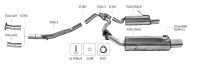 Bastuck Adaptor for complete line w/o flnge - Toyota Auris / Avensis T27 / Verso 3