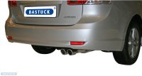 Bastuck Rear silencer with double tailpipes 2 x Ø 76 mm with inward curl, 20° cut - 09+ Toyota Avensis T27