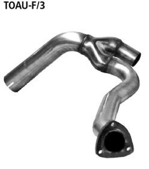 Bastuck Link pipe for rear silencer LH + RH - Toyota Auris Facelift