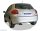 Bastuck Rear silencer with single tailpipe oval 120 x 80 mm LH - Toyota Auris (w/o Facelift)