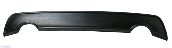 Bastuck Rear Valance insert with cut out for 2x single tailpipes - avoids having to cut the original rear valance Matt black, ready to paint - Toyota Auris (w/o Facelift)