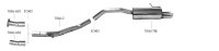 Bastuck Rear silencer with double tailpipes 2 x Ø 76 mm with inward curl, 20° cut - Toyota Auris (w/o Facelift)