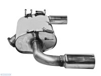 Bastuck Rear silencer with single tailpipe 1 x Ø...