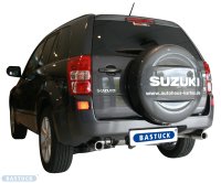 Bastuck Rear silencer with single tailpipe 1 x Ø 90 mm LH+RH - 05+ Suzuki Grand Vitara JT 5-Door