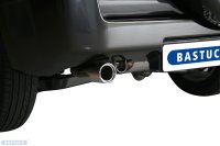 Bastuck Rear silencer with single tailpipe 1 x Ø 90 mm LH+RH - 05+ Suzuki Grand Vitara JT 5-Door