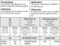 Bastuck Verbindungsrohr vorn - 17+ Suzuki Swift AZ 1.2L