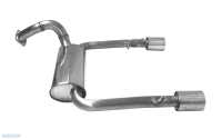 Bastuck Rear silencer with single tailpipe 1x Ø 90...