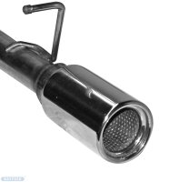 Bastuck Rear silencer with single tailpipe 1 x Ø...