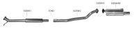 Bastuck Rear silencer with single tailpipe 1 x Ø 90 mm - Suzuki Swift EZ/MZ (w/o Sport 1600)