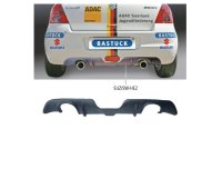 Bastuck Rear valance insert with cut out for 2 x single tailpipes LH + RH matt black, ready to paint - 08-10 Suzuki Swift EZ/MZ (w/o Sport 1600)