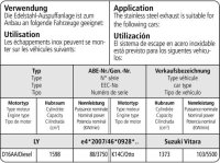 Bastuck Mittelschalldämpfer - Suzuki SX4 S-Cross / 15+ Suzuki Vitara LY