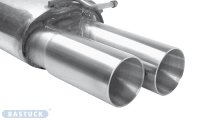 Bastuck Rear silencer with single tailpipe 2x Ø 85...