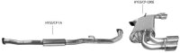 Bastuck Front silencer - Hyundai Genesis Coupé 2.0...